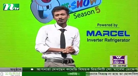 Mahfuz Arefeen has been performing in the popular Comedy Show of NTV