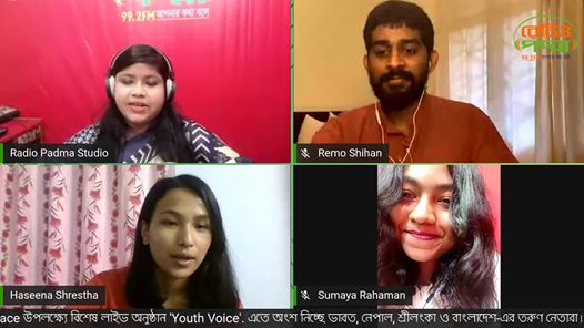 Live Radio Show ‘Youth Voice’ on International Day of Peace